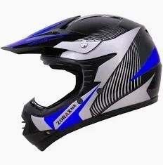 Zorax motorbike helmet - zorax, blue